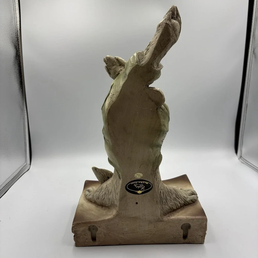 Vintage CHRISDON Rabbit Handstand on Books Figurine Whimsical Bunny Shelf Sitter